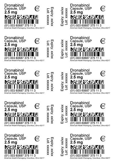 2.5 mg Dronabinol Capsule Blister-01.jpg.jpg 2.5 mg Dronabinol Capsule Blister 01